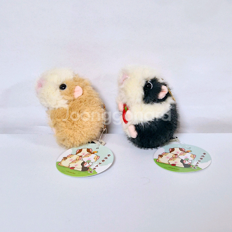 모르못토상 햄스터 인형 키링 가방고리 버섯 토마토--1