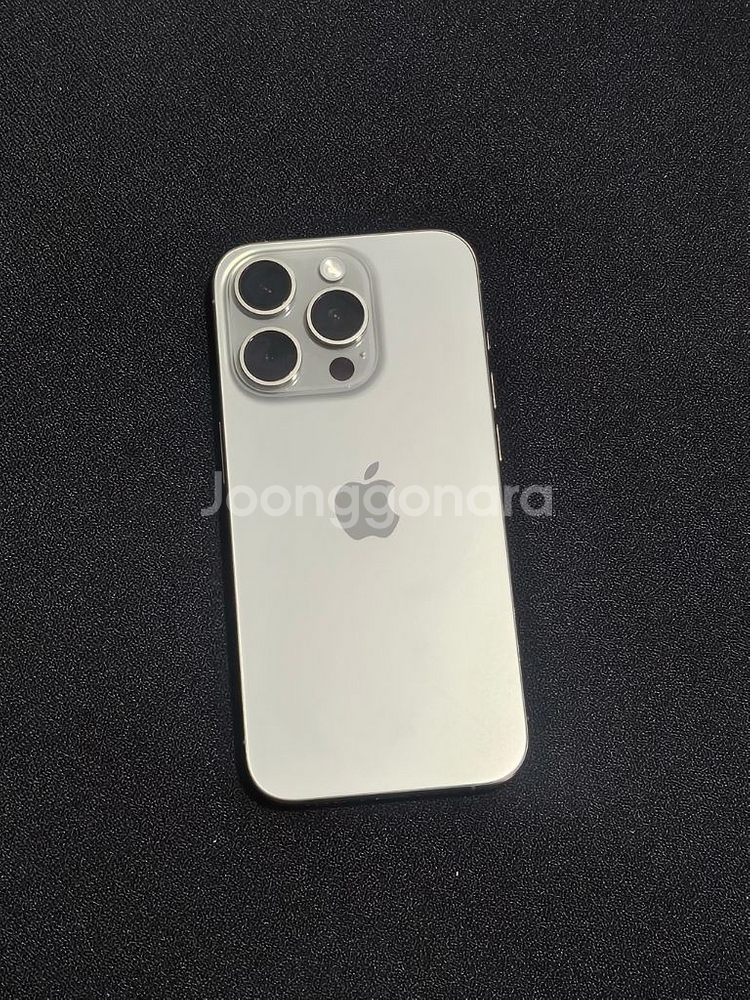 홍콩판 듀얼심 아이폰15프로 128기가 네추럴티타늄--0