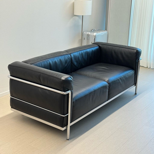 까시나 Cassina LC3 2seater X등급 블랙레더