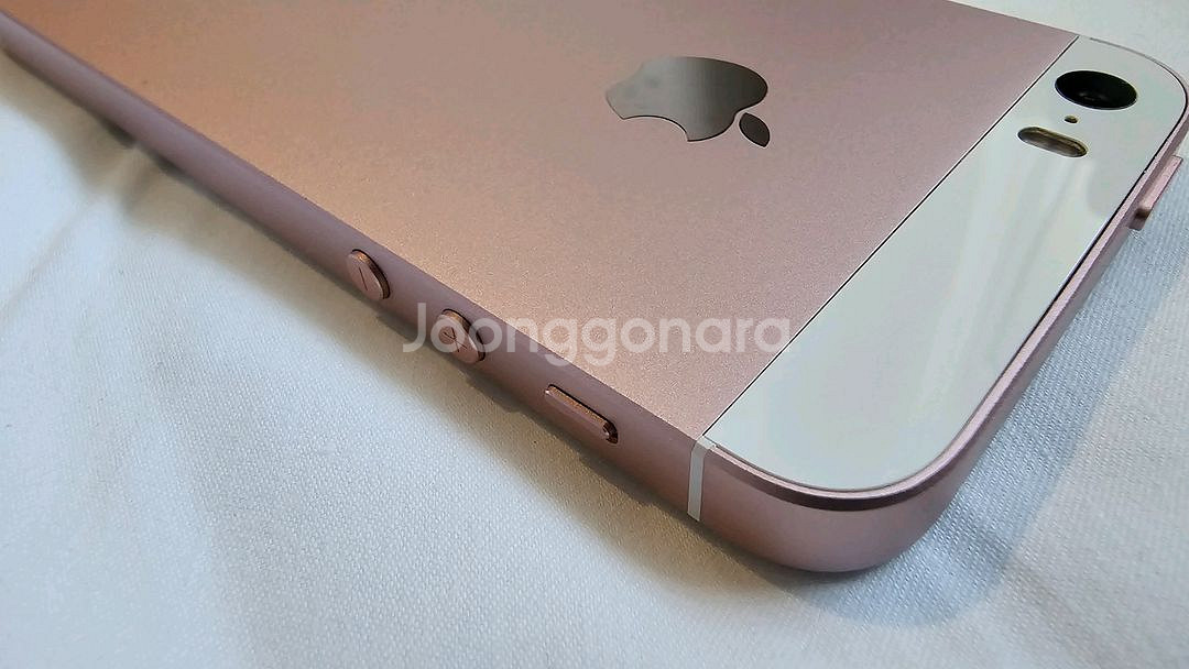 [짜깁기X정품] 아이폰 SE1 128GB 배터리신품 무음카메라 로즈골드--1