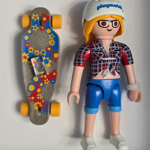 플레이모빌 피규어 스케이트 보드녀