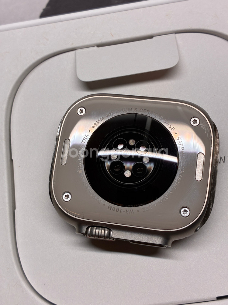 애플워치 울트라1 네추럴티타늄 49mm 셀룰러--4