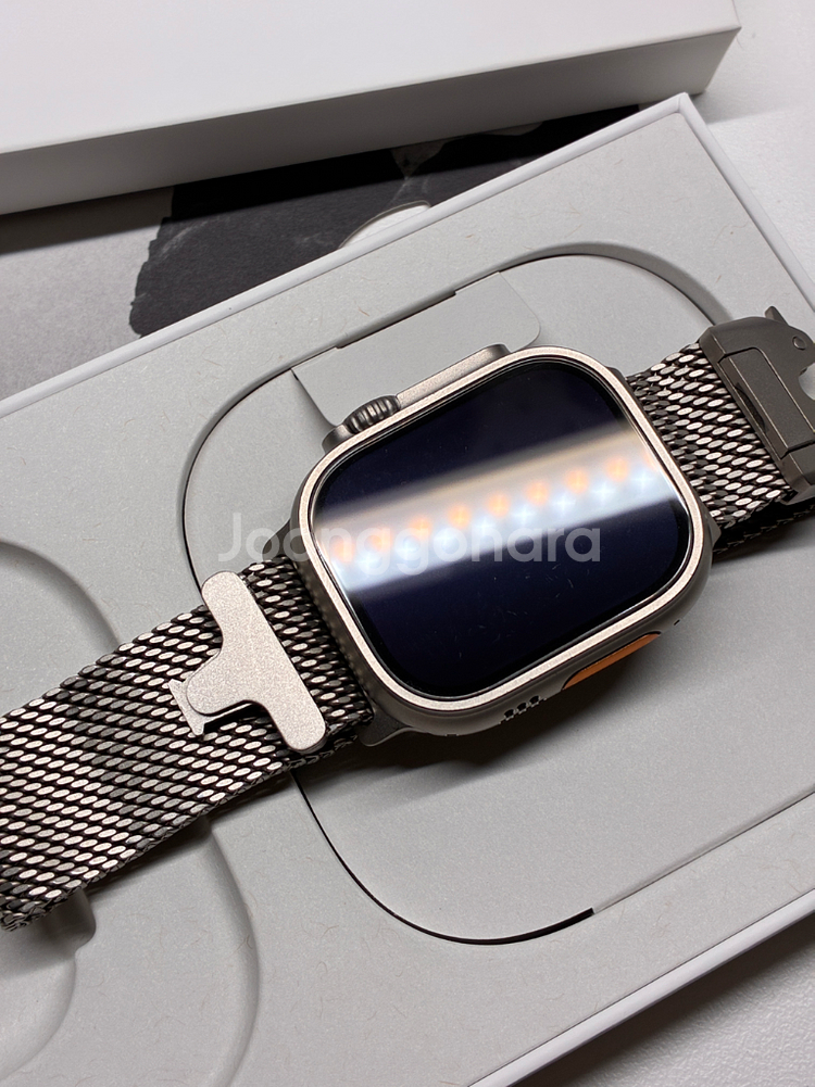 애플워치 울트라1 네추럴티타늄 49mm 셀룰러--1