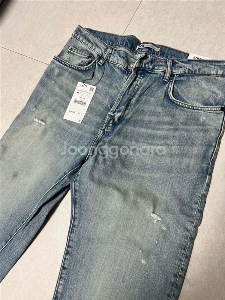 새제품 - ZARA 남성 스트레이트 데님 36새상품 자--1