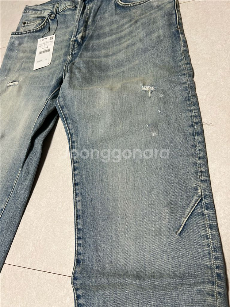 새제품 - ZARA 남성 스트레이트 데님 36새상품 자--3