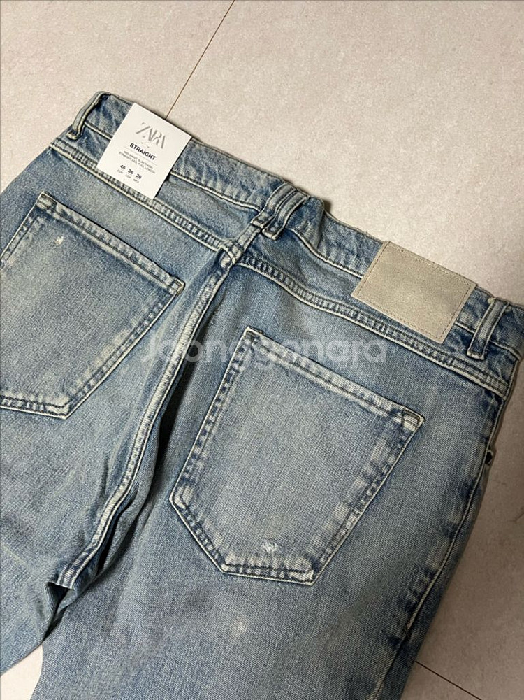 새제품 - ZARA 남성 스트레이트 데님 36새상품 자--6