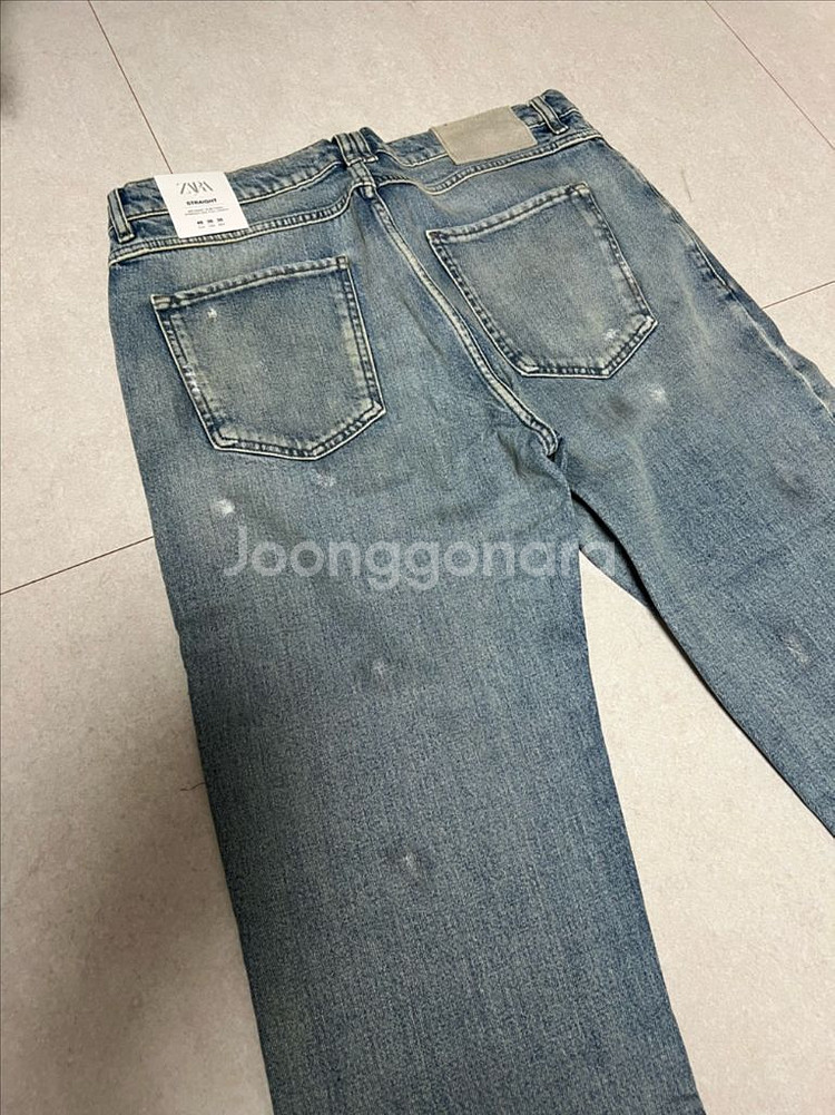 새제품 - ZARA 남성 스트레이트 데님 36새상품 자--5