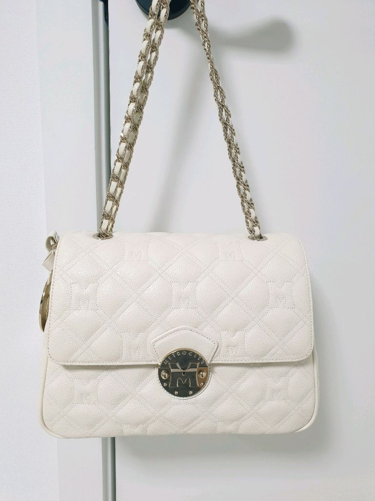 메트로시티 가방 퀼팅 숄더백 크림화이트 색상--9