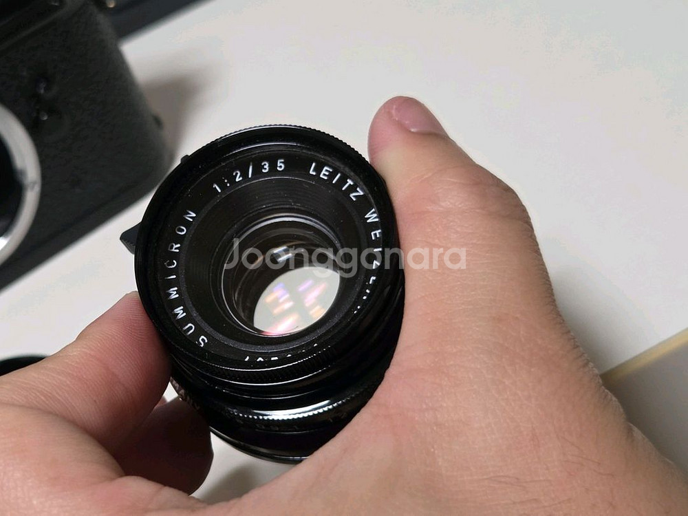 라이카 35mm f2 Summicron 8elements 8매 칸토 리페인팅 렌즈--1