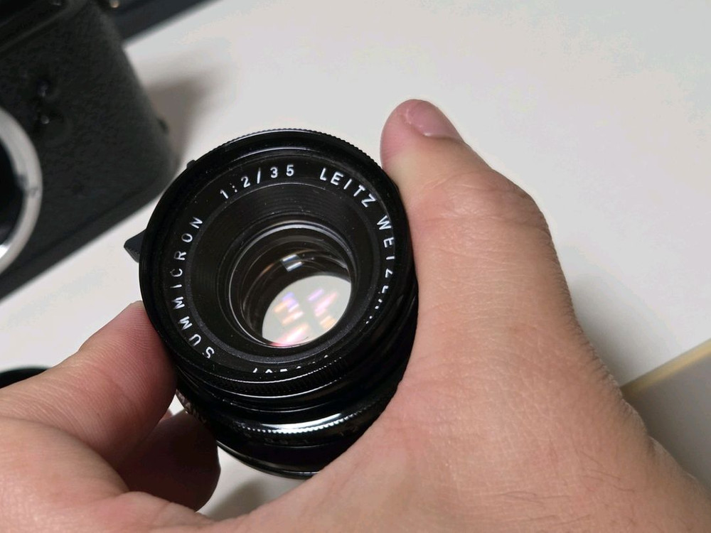 라이카 35mm f2 Summicron 8elements 8매 칸토 리페인팅 렌즈 이미지