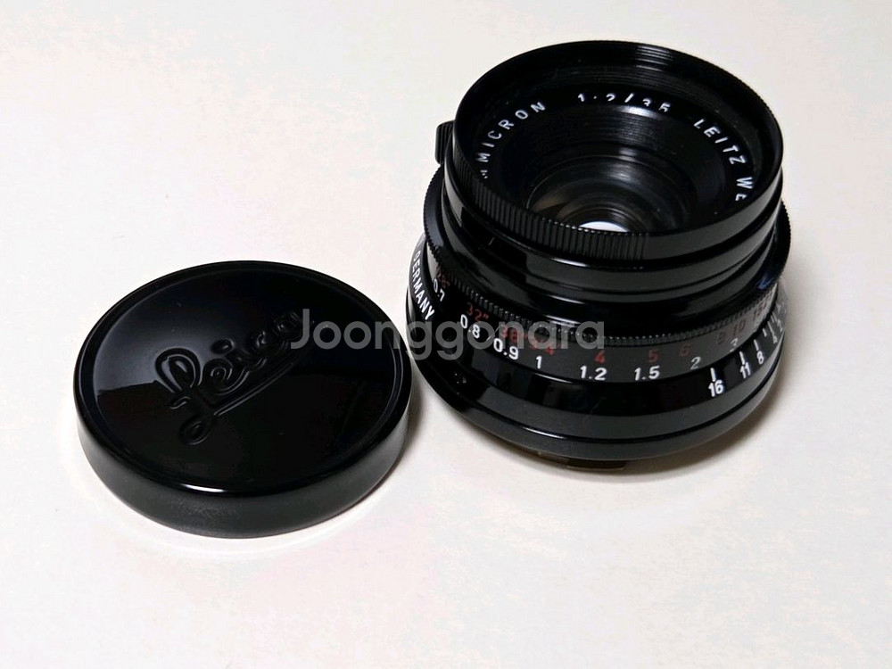 라이카 35mm f2 Summicron 8elements 8매 칸토 리페인팅 렌즈--0
