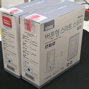 시하스 SBM-300 버튼형 스마트 스위치 (zigbee, 중성선O)