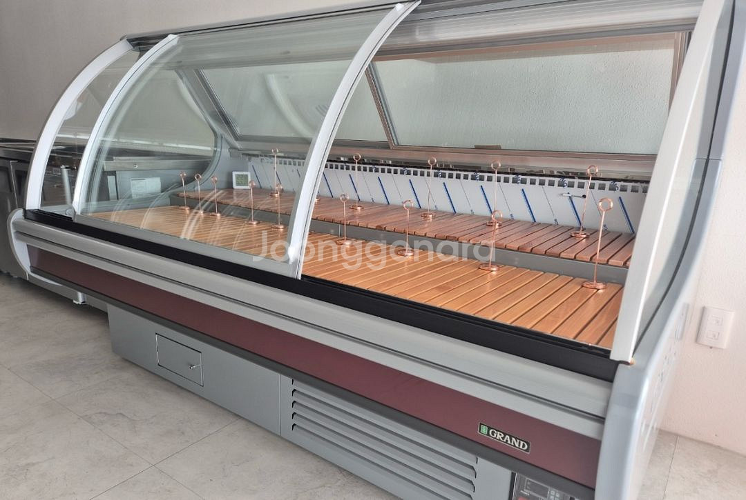 정육대면 정육쇼케이스 6자 내치형 정육냉장고--0