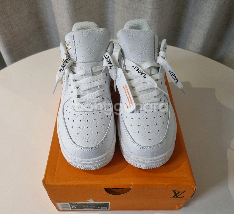 루이비통 x 나이키 에어포스1 스니커즈 새상품--6