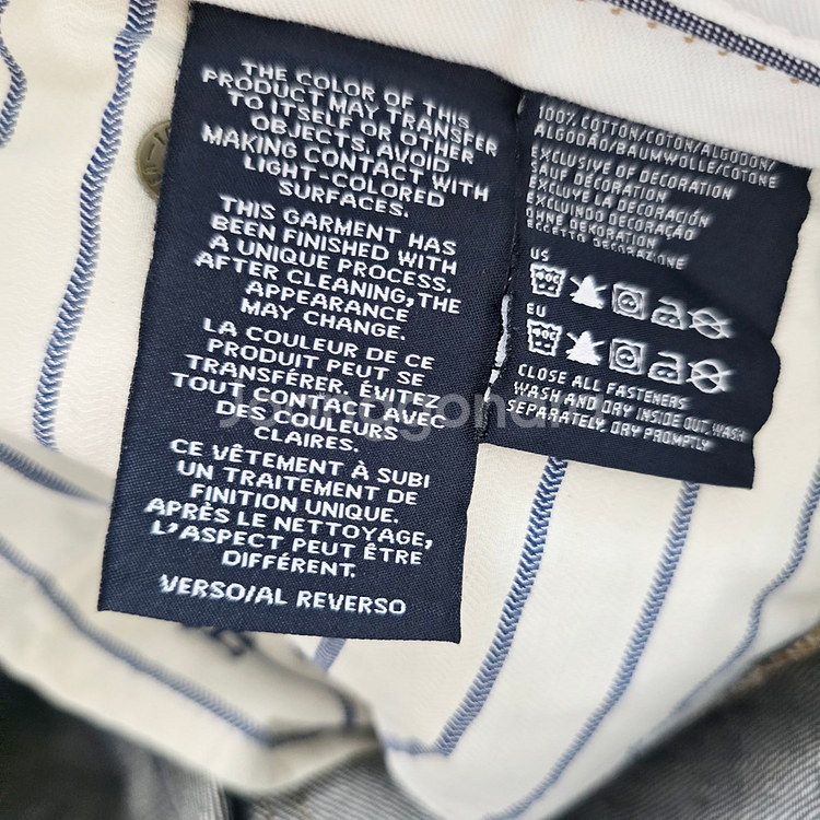 타미힐피거 청바지 진청 셀비지 사이즈30 R2776--5