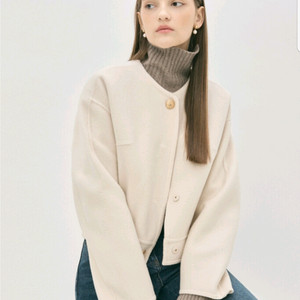 한섬 마인 캐시미어 반코트