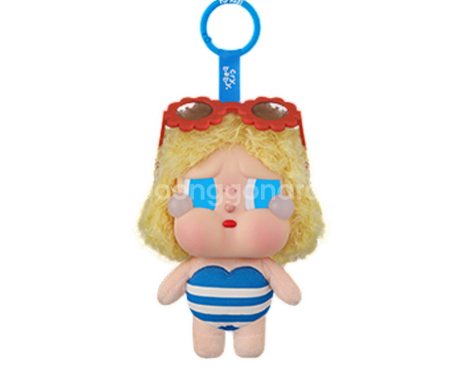 팝마트 크라이베이비 휴가 일기 인형키링 일광욕 새상품--0