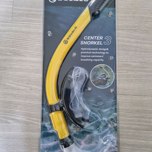 스쿠알로 센터스노클 (SE-03) 옐로우+블랙 색상