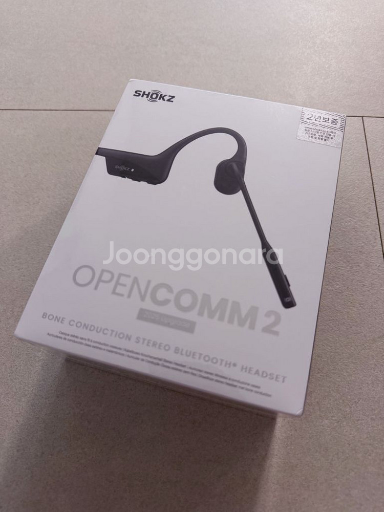 샥즈 오픈컴2 골전도 헤드셋 새제품 (미개봉)--0