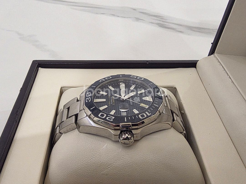 태그호이어 아쿠아레이서300 WAY201B 청판 오토 43MM 단품--2