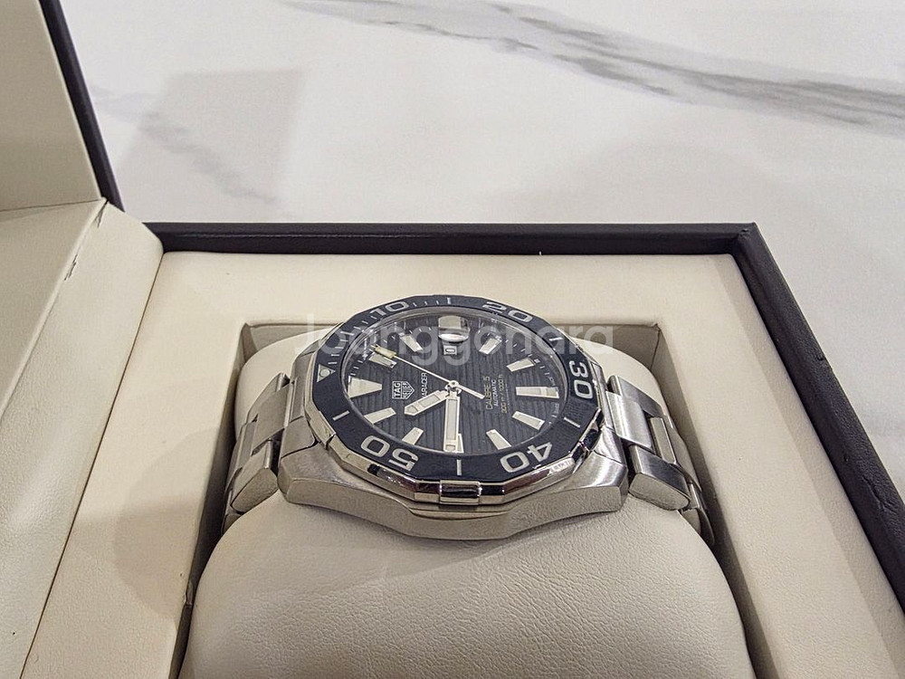 태그호이어 아쿠아레이서300 WAY201B 청판 오토 43MM 단품--3