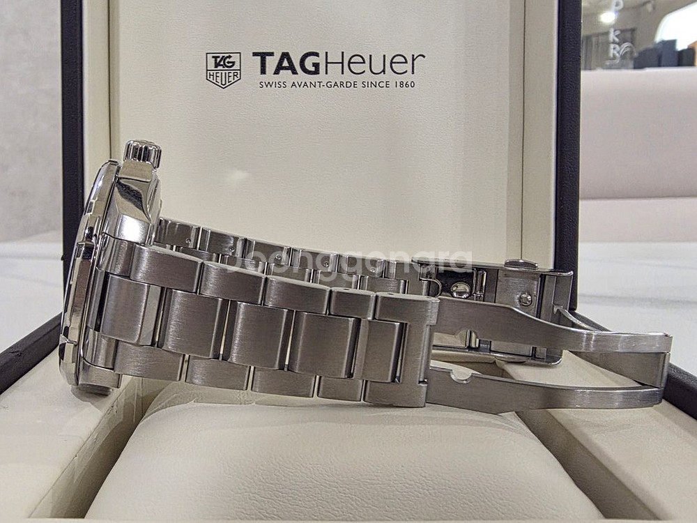 태그호이어 아쿠아레이서300 WAY201B 청판 오토 43MM 단품--4