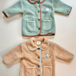 몰리멜리 뽀글이 자켓 사이즈 100 (쌍둥이 일괄)