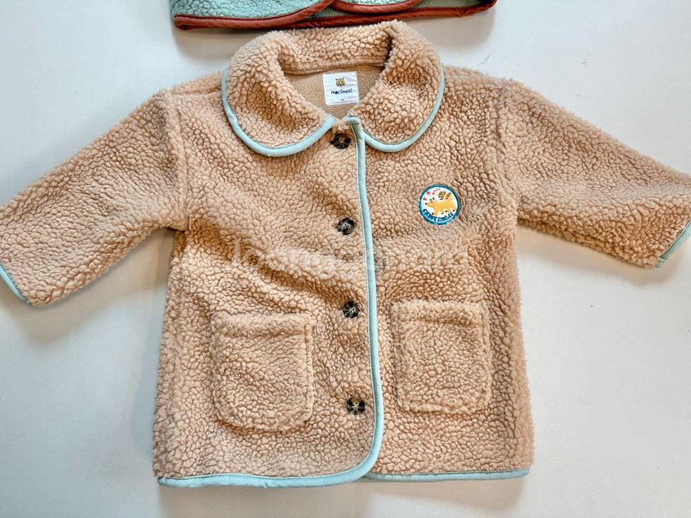 몰리멜리 뽀글이 자켓 사이즈 100 (쌍둥이 일괄)--1