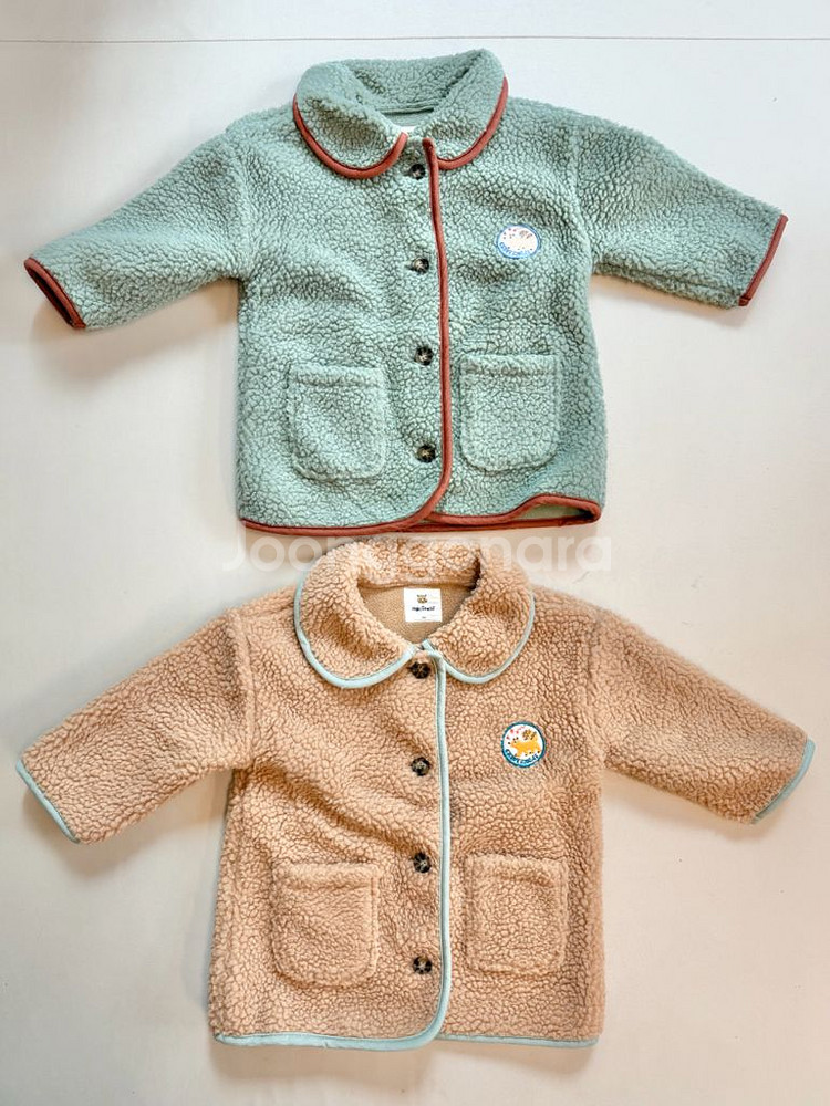 몰리멜리 뽀글이 자켓 사이즈 100 (쌍둥이 일괄)--3