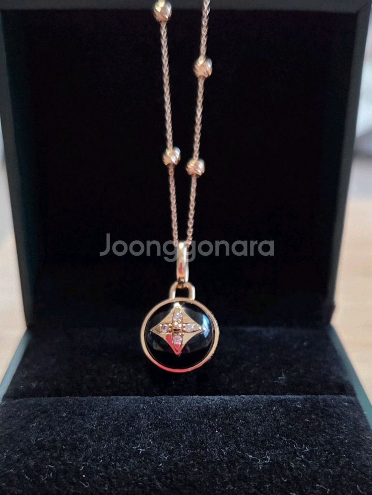 18k 핑크골드 팬던트--1