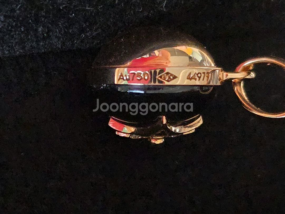 18k 핑크골드 팬던트--2