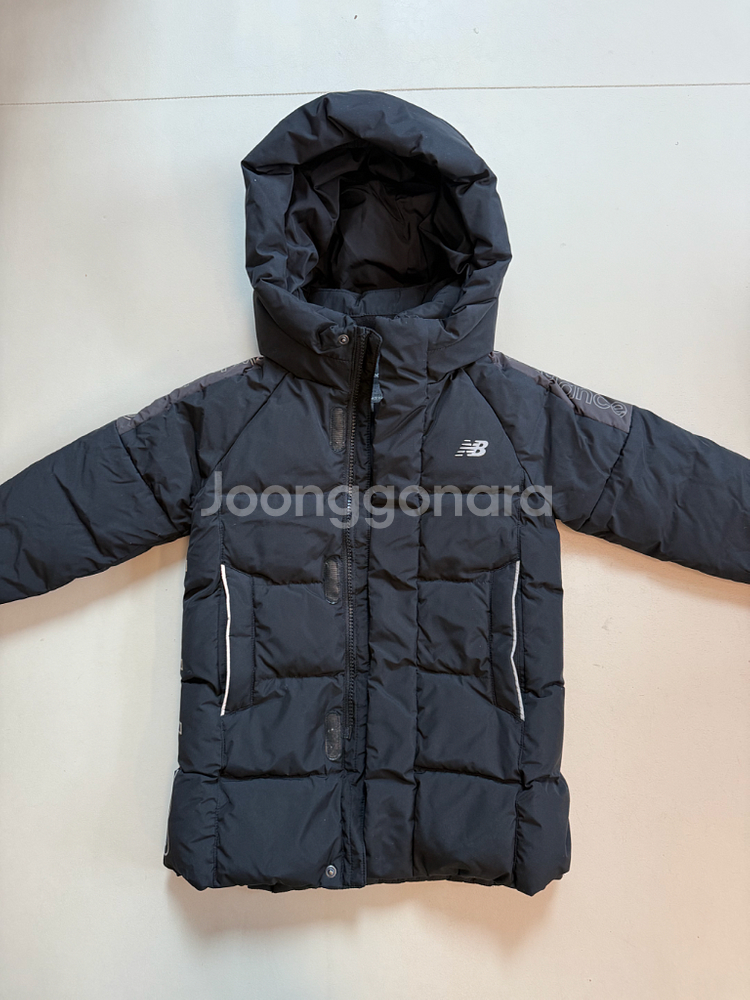 뉴발란스 키즈 덕다운 롱패딩 사이즈 100--0