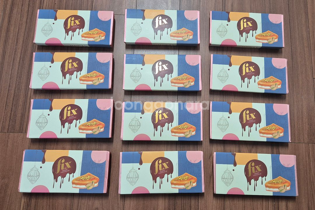 정품 두바이 초코릿 픽스 fix 초코렛--0