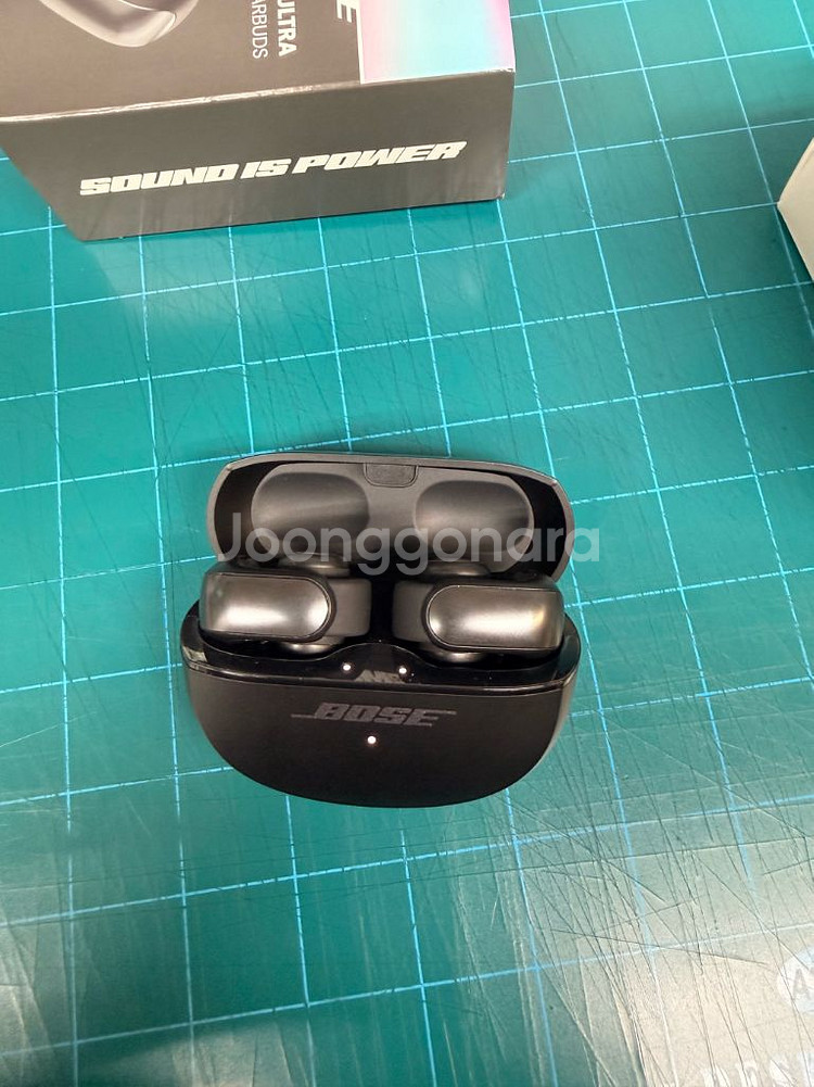보스 울트라 오픈 블루투스 이어버드 블랙팝니다--1