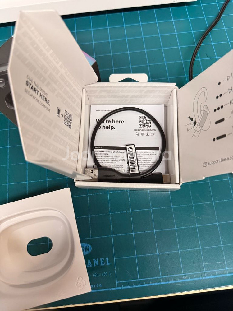 보스 울트라 오픈 블루투스 이어버드 블랙팝니다--4