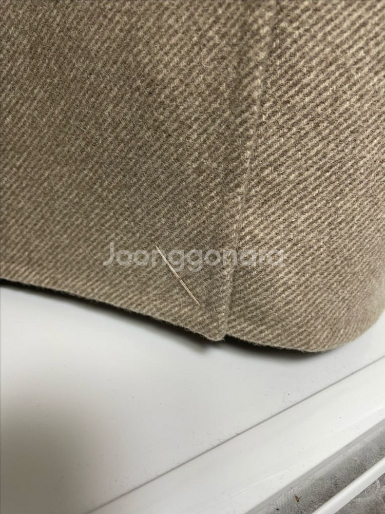 솔리드옴므 21fw 트윌 베이지 코트 50사이즈--4