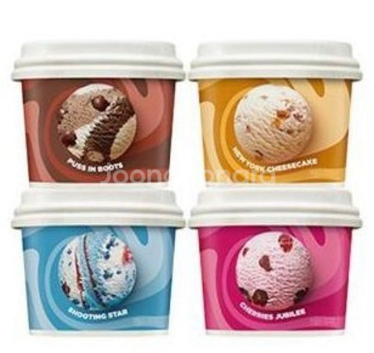 배스킨라빈스 블록팩(170ml) 4개 세트 기프티콘 교환권--0