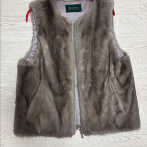 새제품 euro 밍크조끼 66