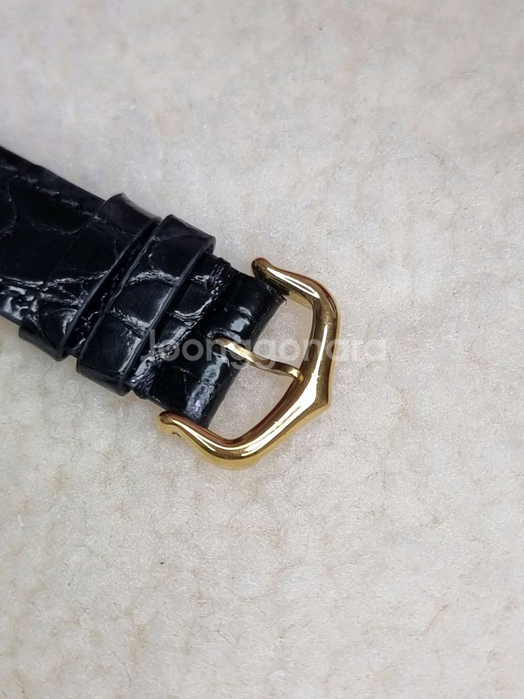 까르띠에 빈티지 탱크머스트 라지 샴페인다이얼 핀버클 시--4