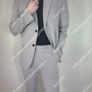 남성 그레이 정장 세트