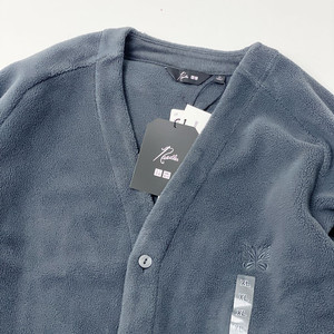 [새상품]유니클로 니들스 후리스 가디건 그레이 XL