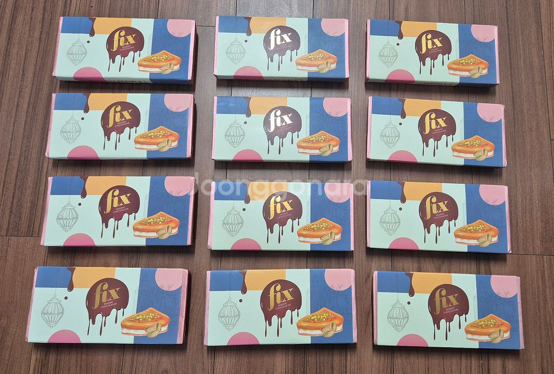 두바이 초코렛 픽스 초코릿 6개 [1박스]--0