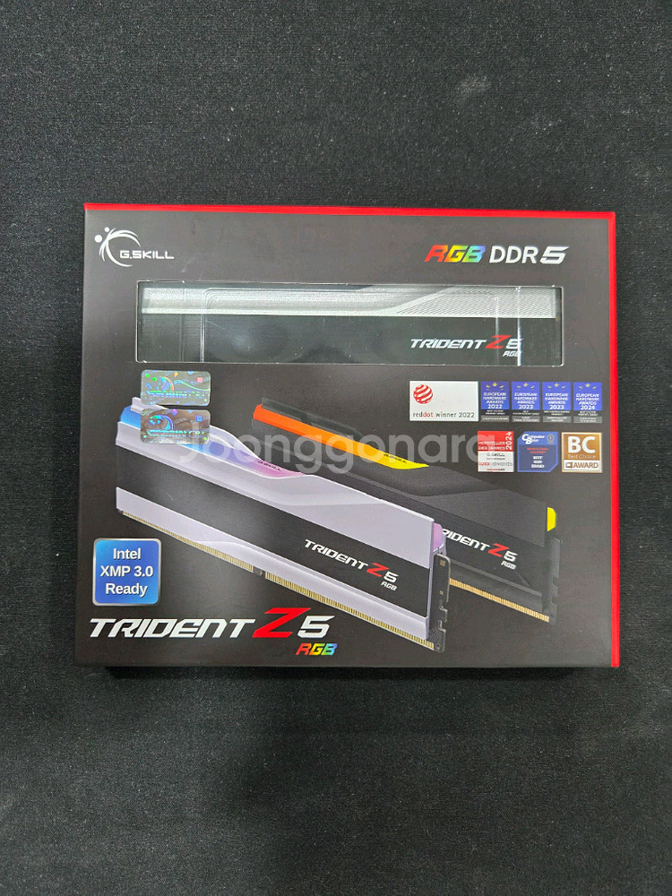 G.SKILL DDR5-6000 CL30 TRIDENT Z5 RGB J 실버 패키지 (64GB(32Gx2))--0