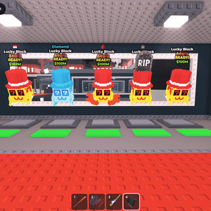 브레인롯즈 훔치기 럭키블럭 10개