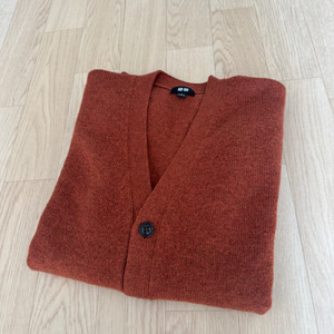 유니클로 램스울 V넥 가디건 여성 S사이즈 썸제이