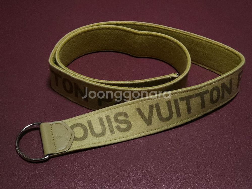LOUIS VUITTON 루이비통 캔버스 허리 벨트--0