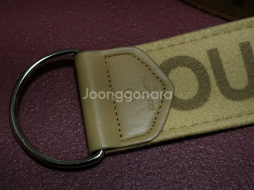 LOUIS VUITTON 루이비통 캔버스 허리 벨트--5