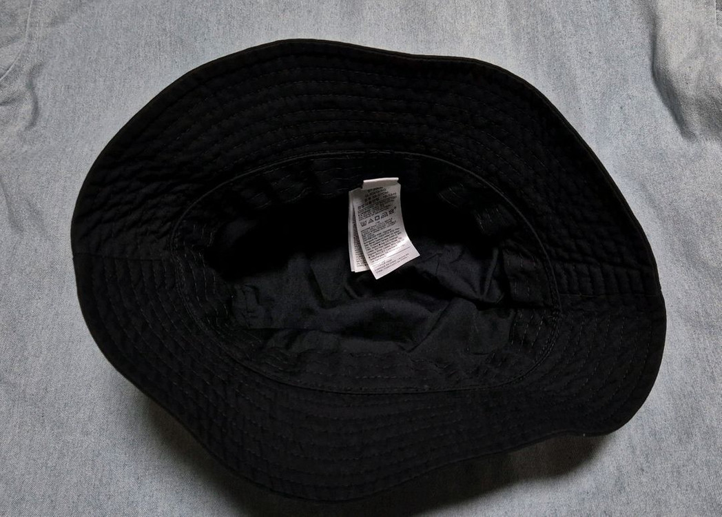 갭키즈 블랙 자수 버킷햇/벙거지 모자(10-13Y) 이미지