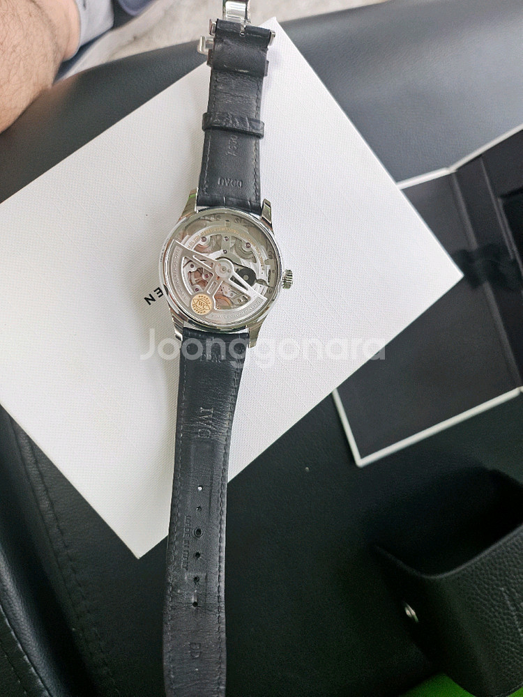 IWC 세븐데이즈 부엉이 골드핸즈--4