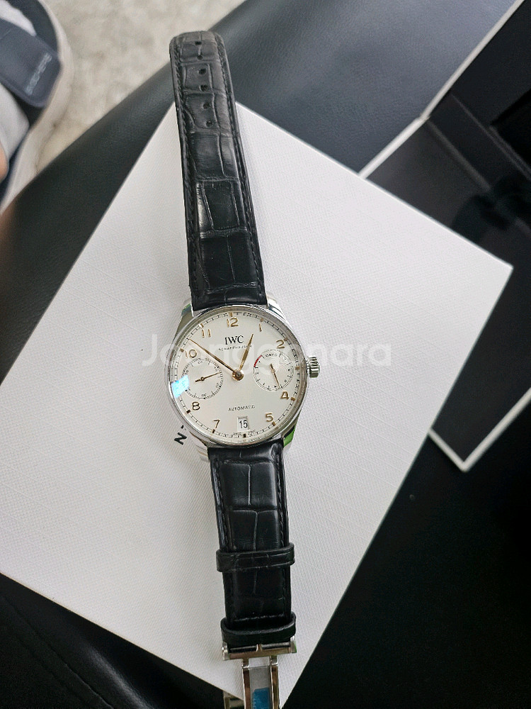 IWC 세븐데이즈 부엉이 골드핸즈--3